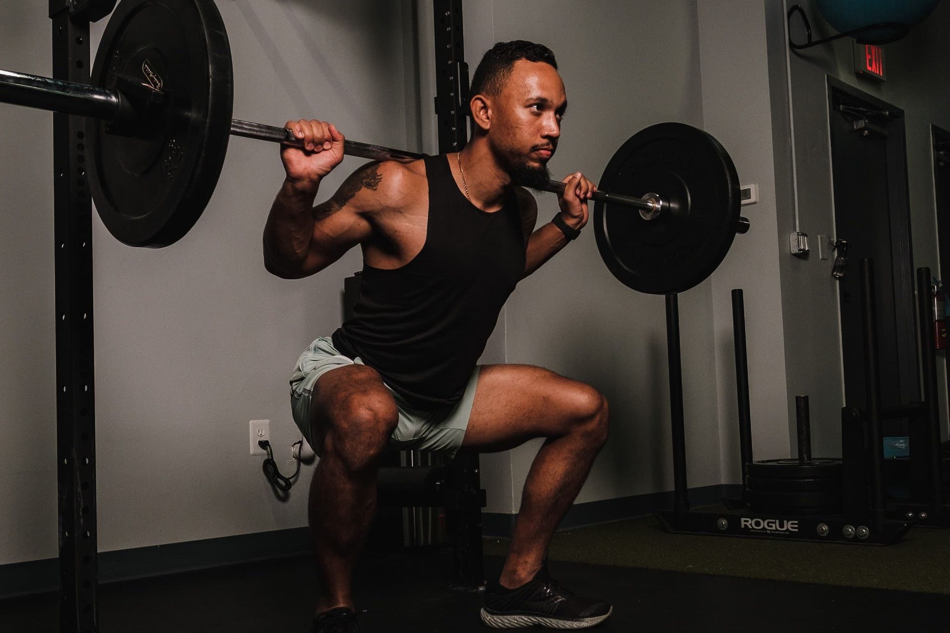 weighted-squat